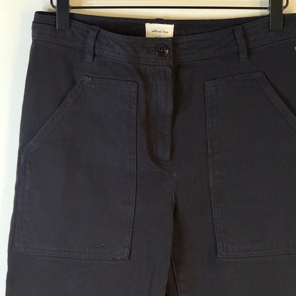 Aritzia Wilfred Free Modern Utility Pant Women's Size 2 in Black - Picture 4 of 8